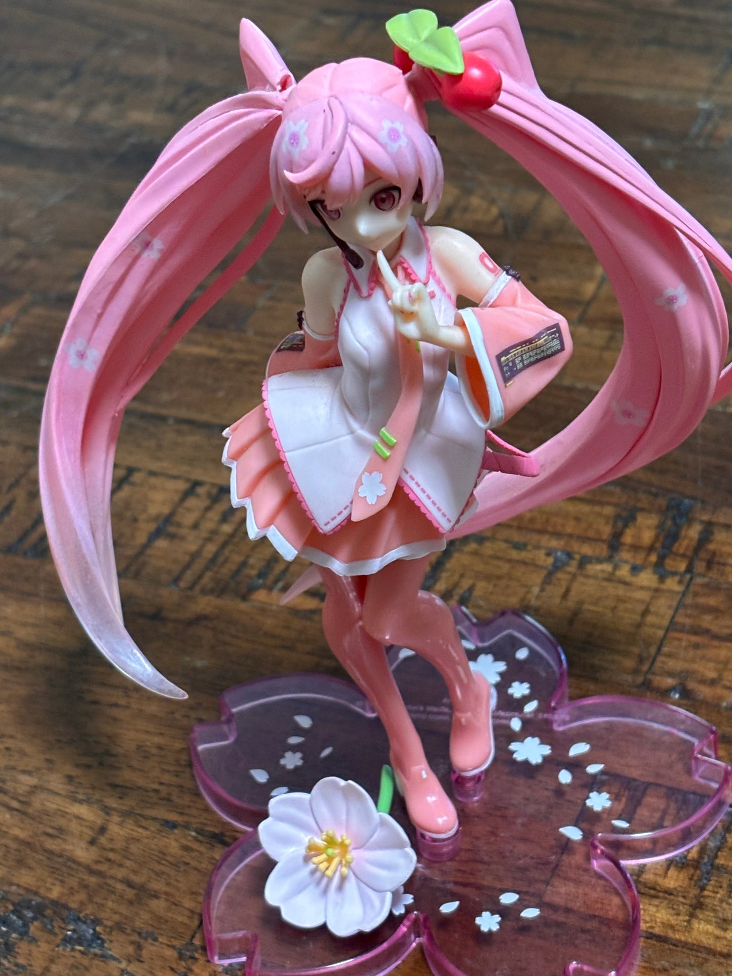 Sakura Miku 2021 Version Taito Prize Vocaloid Hatsune Miku Iwato 7” Pink Figure Statue Anime