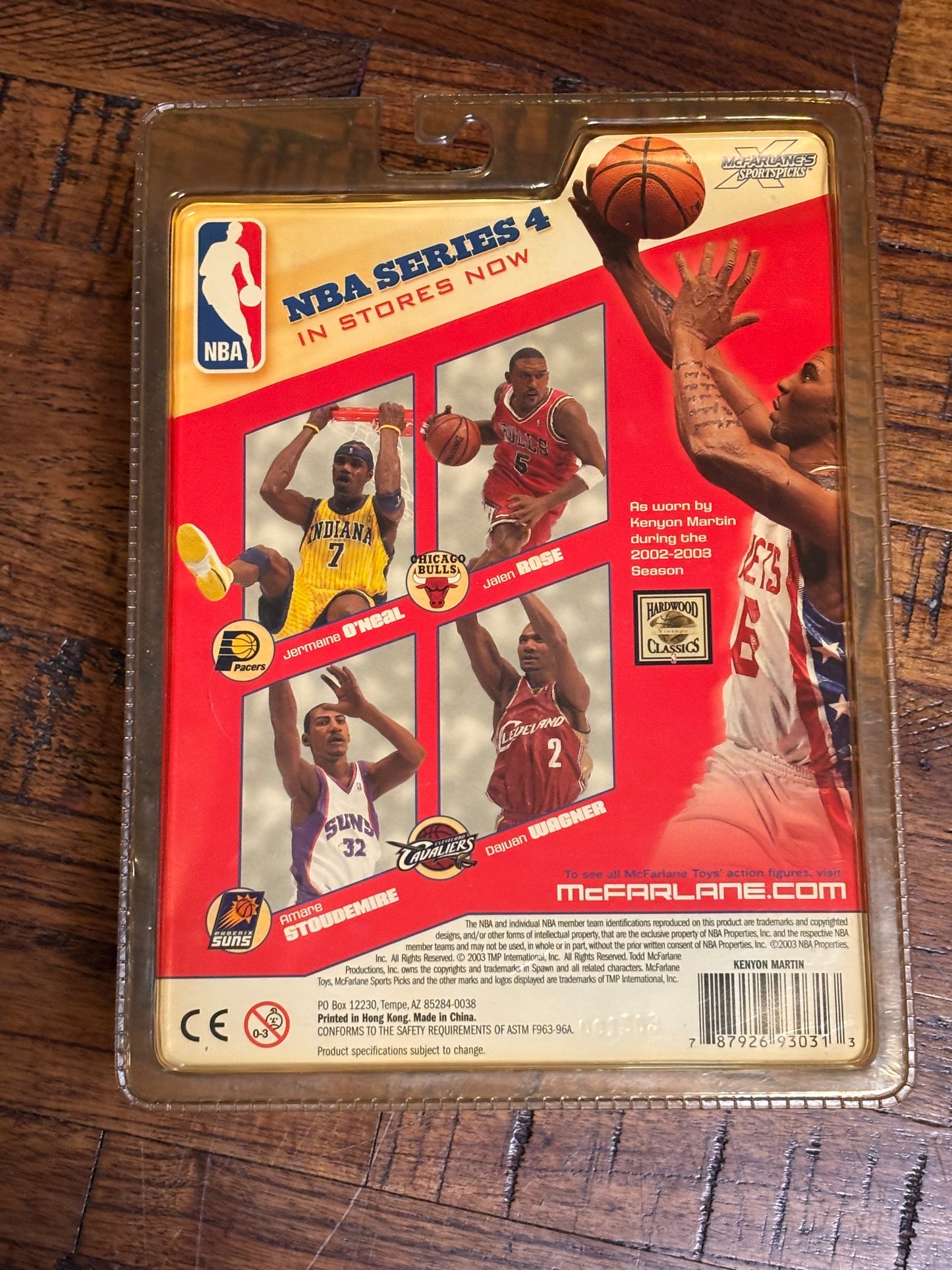 McFarlane Sports Pick NBA Basketball New Jersey York Nets SCC Exclusive Action Figure Series 4 2003 Kenyon Martin New