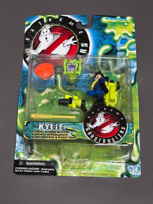 Extreme Ghostbusters Trendmasters 1997 Kylie W/Slimer Action Figure New Sealed