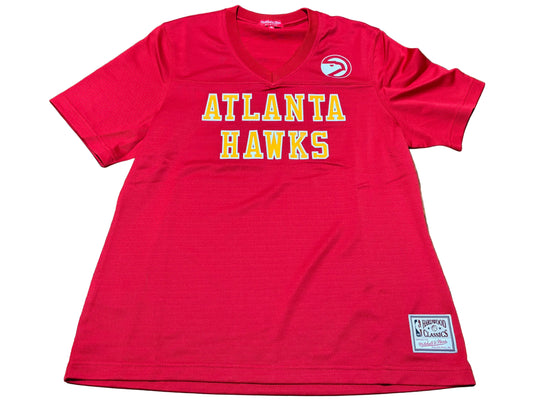 Dominique Wilkins #21 Atlanta Hawks Mitchell & Ness Hardwood Classic HWC NBA Retro Short Sleeve T Shirt Red Women’s Medium M New NWOT