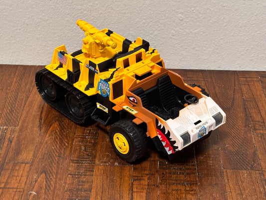 GI Joe Tiger Force Tiger Cat Snow Vehicle Hasbro Bradley Vintage 1985