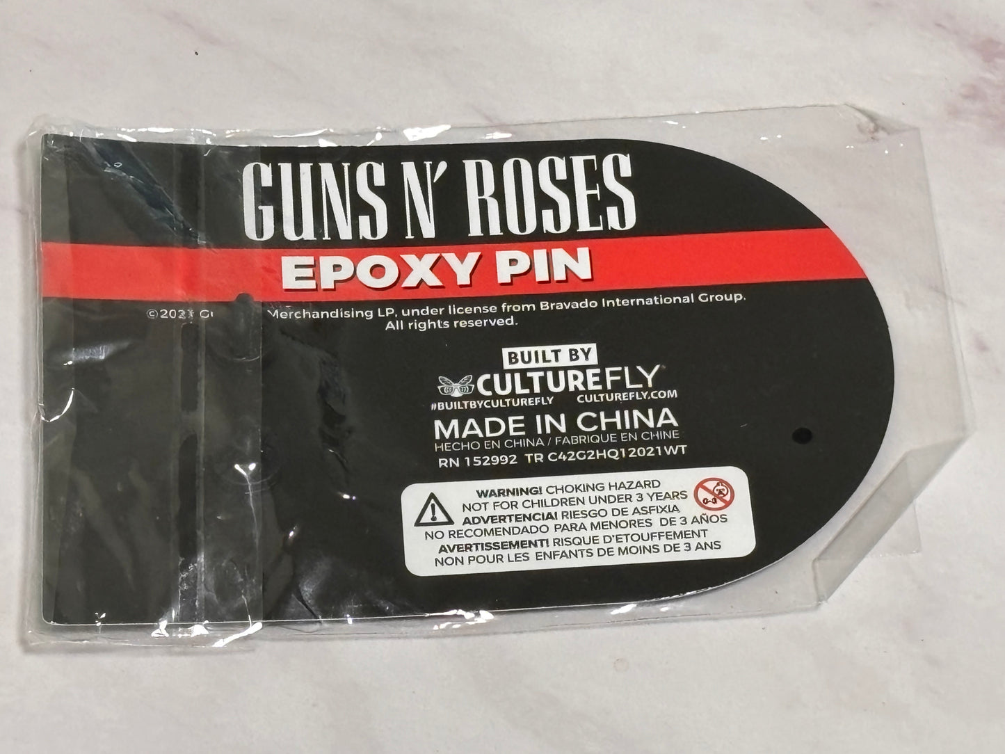 Guns N Roses Appetite For Destruction Epoxy Pin - 2021 Culturefly New