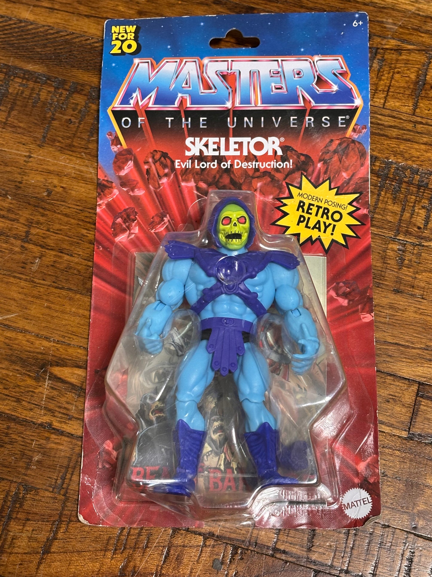 Mattel Masters of the Universe Origins Skeletor MOTU 5.5” Action Figure New