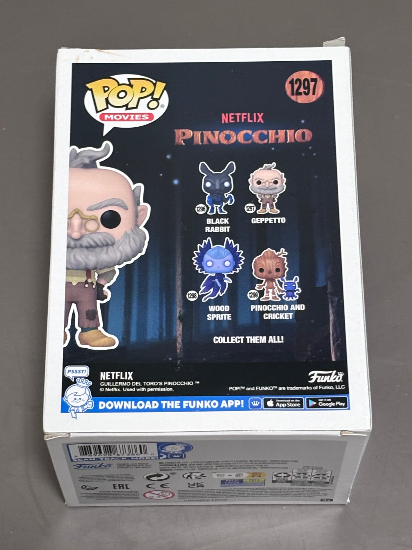 Funko Pop! Movies Netflix Pinocchio Geppetto 1297