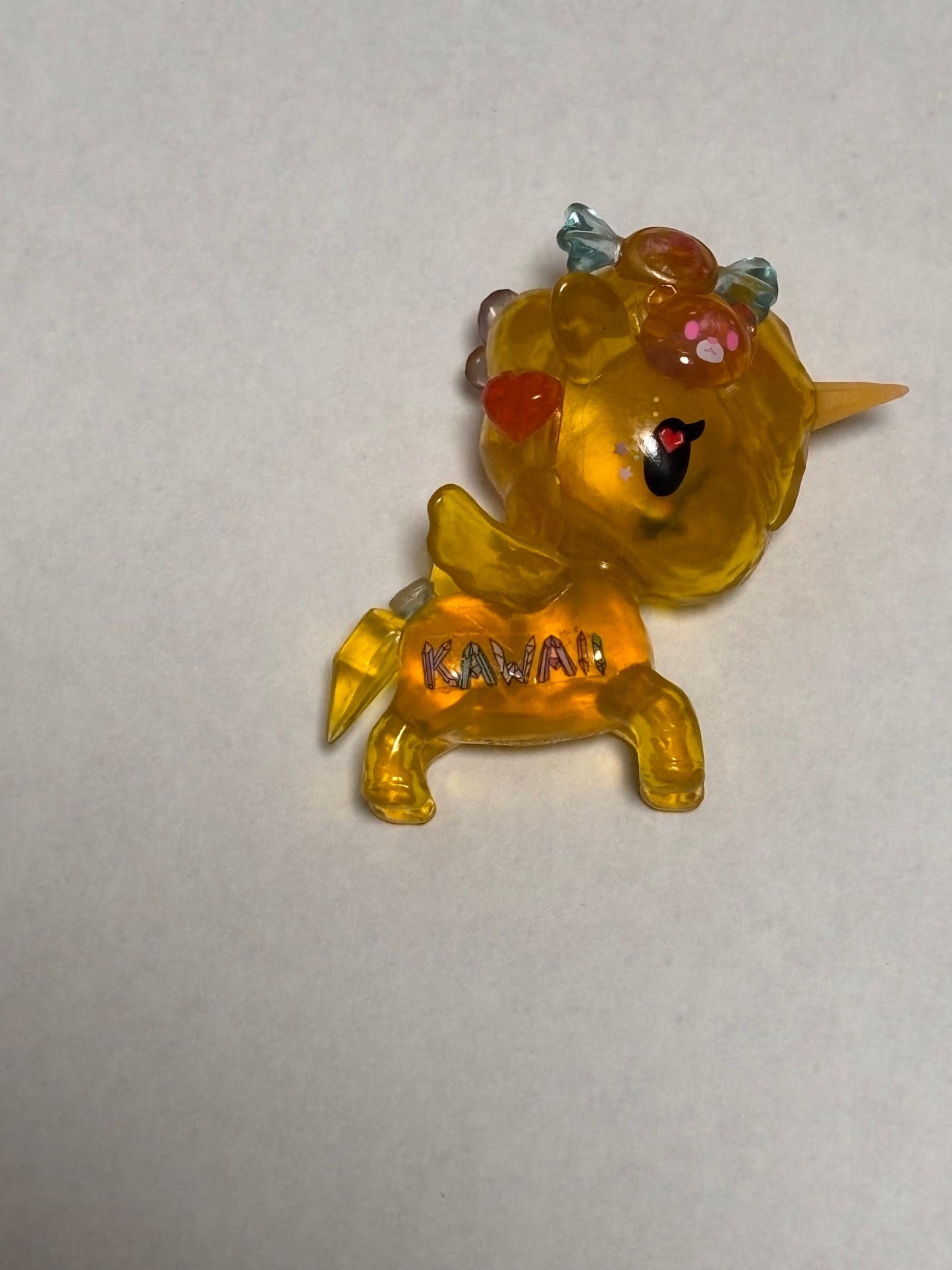 Tokidoki Capsule Cuties Unicorno Unicorn Precious Gem Gemstones Series Topaz Miniature Mini Vinyl Figure 3” Anime