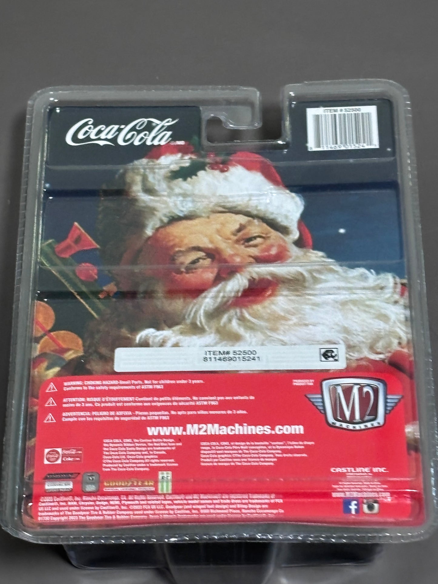2023 m2 machines  Coca Cola Christmas 1971 Dodge Challenger Funny Car Sk08  Blue