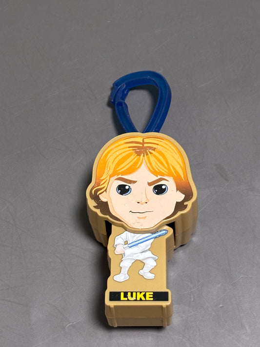 Luke Skywalker Star Wars McDonalds Happy Meal Toy 2019 Clip Backpack Decor