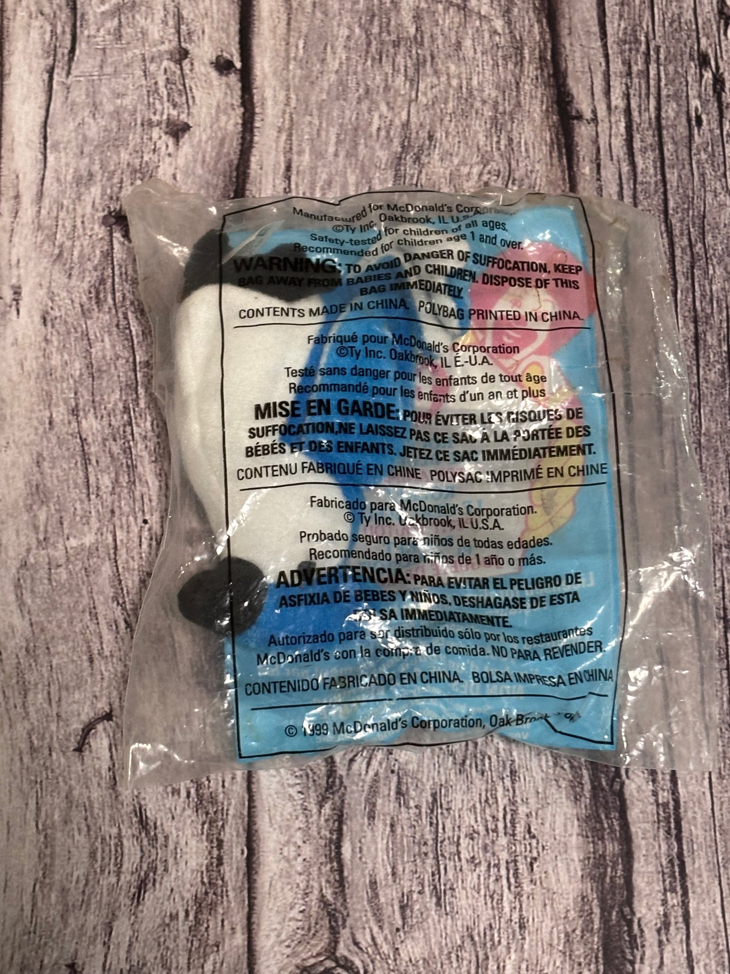 Rocket the Blue Jay #5 McDonald’s Happy Meal ty Teenie Beanie Babies 1993 New