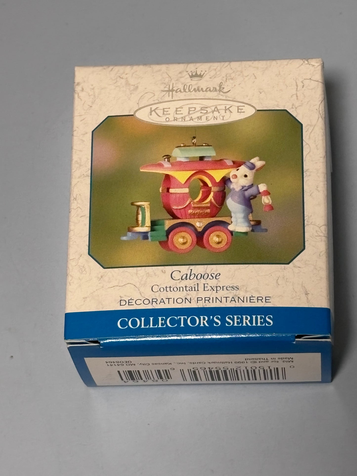 Vintage Hallmark Keepsake Ornament Caboose Cottontail Express 2000 Easter Bunny