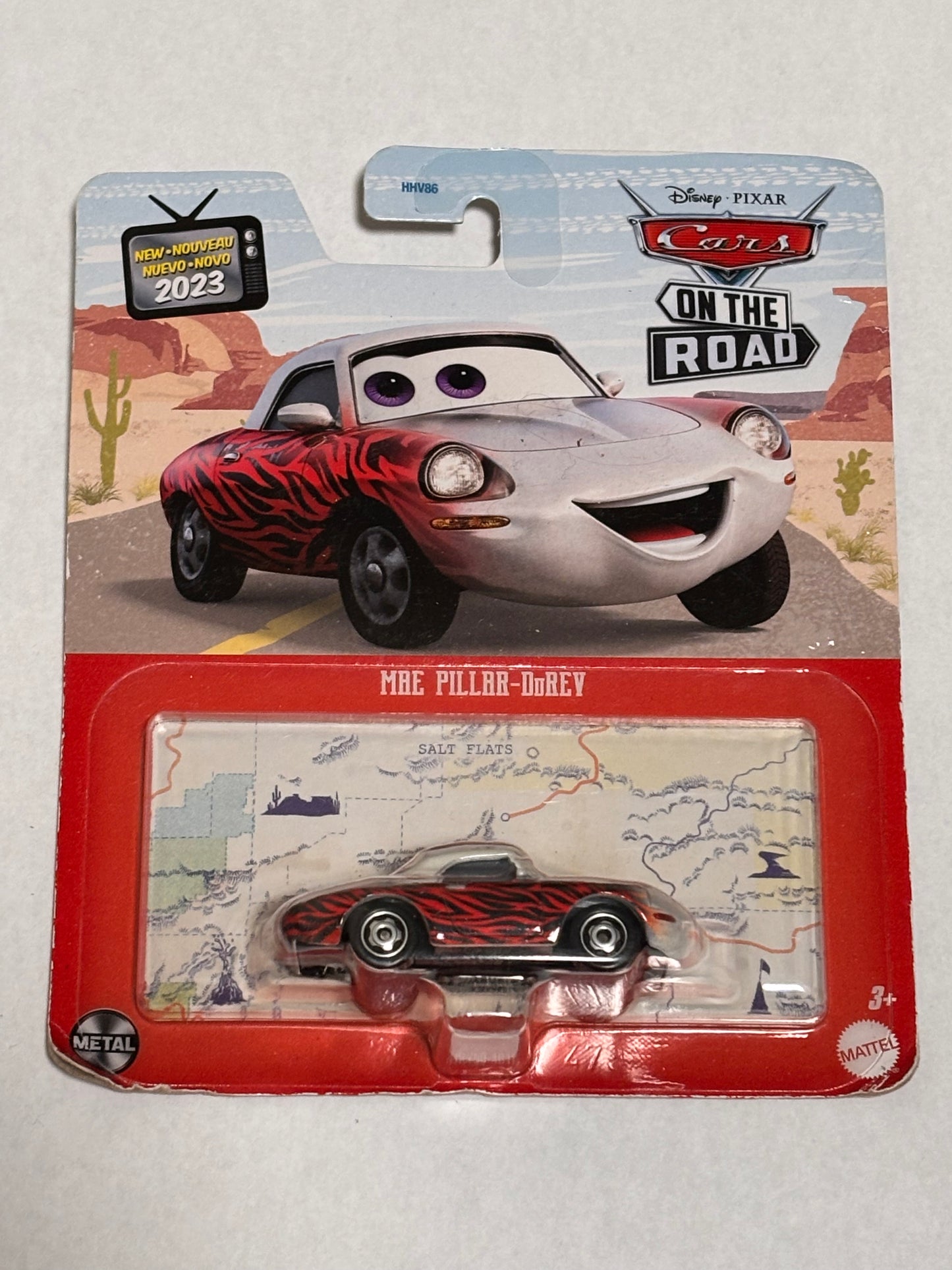 Hot Wheels Mattel Character Die-cast Car Disney Pixar 2021 Cars on The Road Mae Pillar - Durev Metal Series New