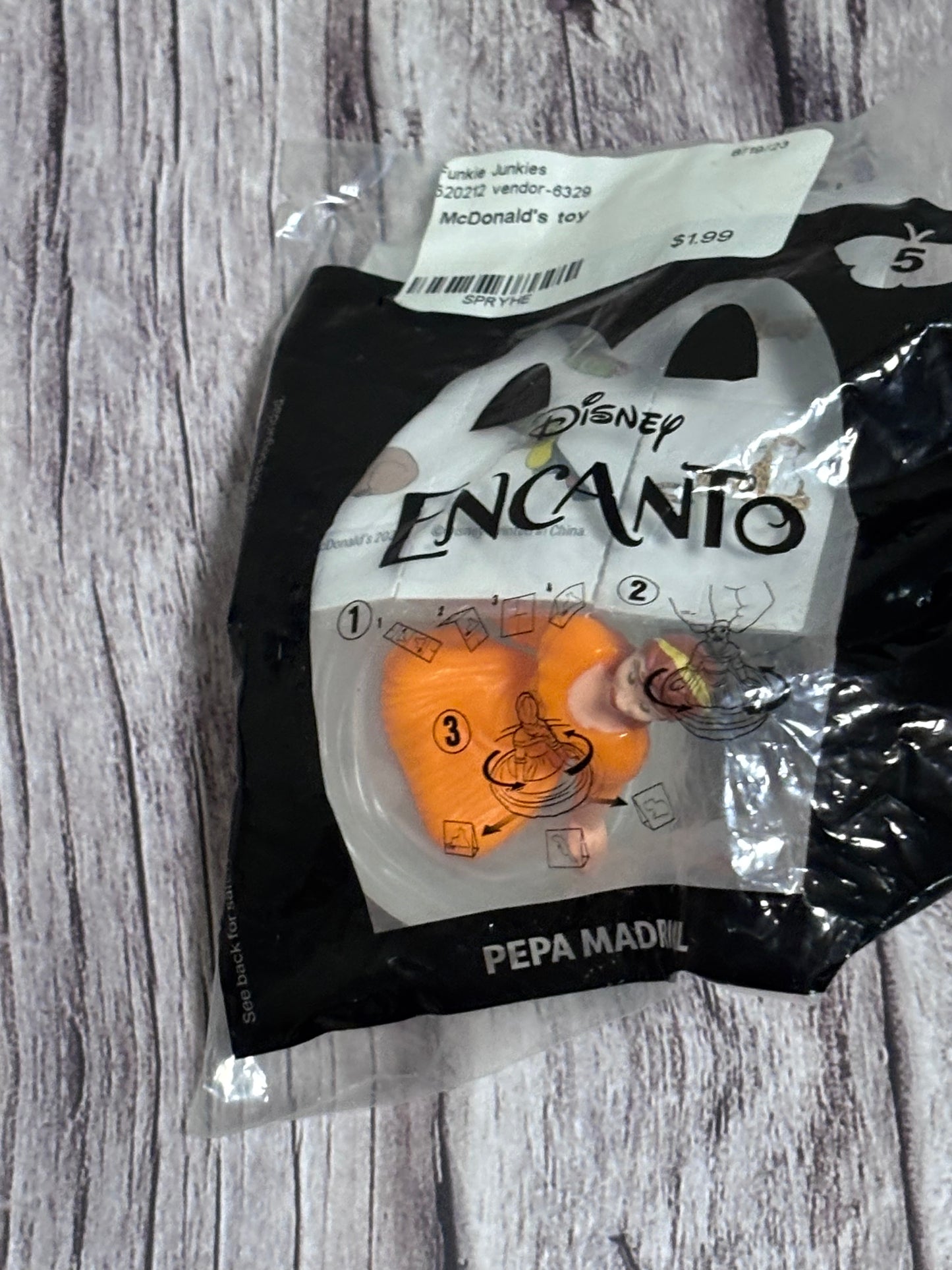 2021 McDonald's Disney Encanto #5 Pepa Madrigal Happy Meal Toy