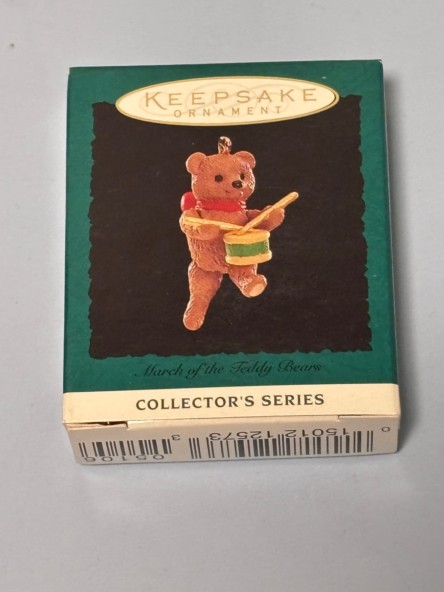 Hallmark Keepsake Ornament March Of The Teddy Bears #2 Christmas Holiday Drummer
