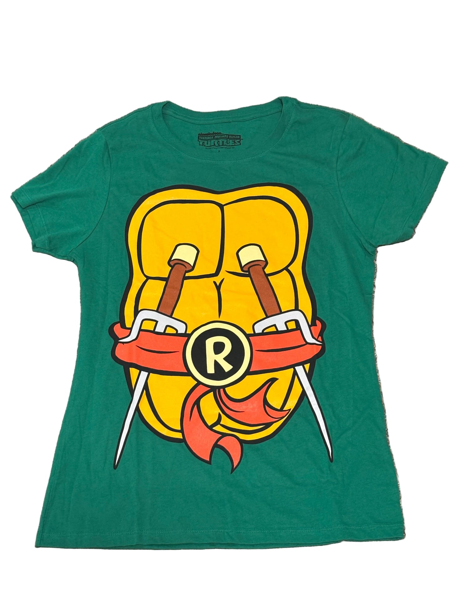 Teenage Mutant Ninja Turtles TMNT Nickelodeon Women’s Youth Raphael Costume Cosplay Shirt Large L New NWOT