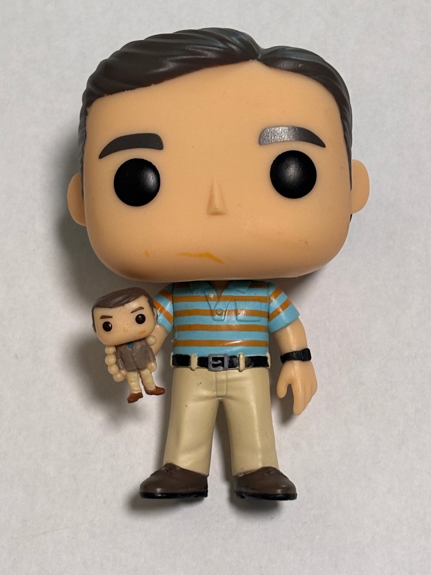 Funko Pop! 40 Year Old Virgin Andy Slitzer Holding Oscar Goldman Vinyl Figure #1064