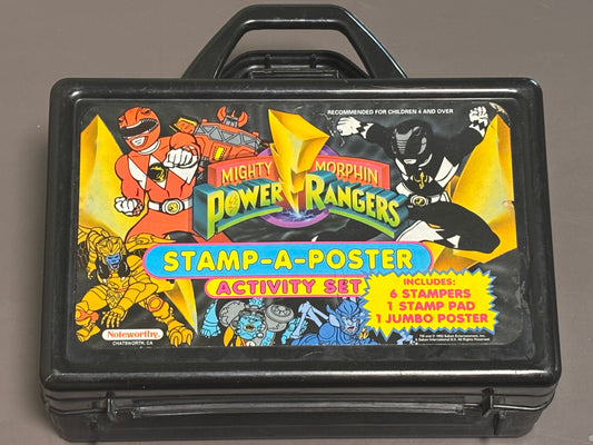 Vintage 1993 Might Morphin Power Rangers Plastic Storage Lunch Box