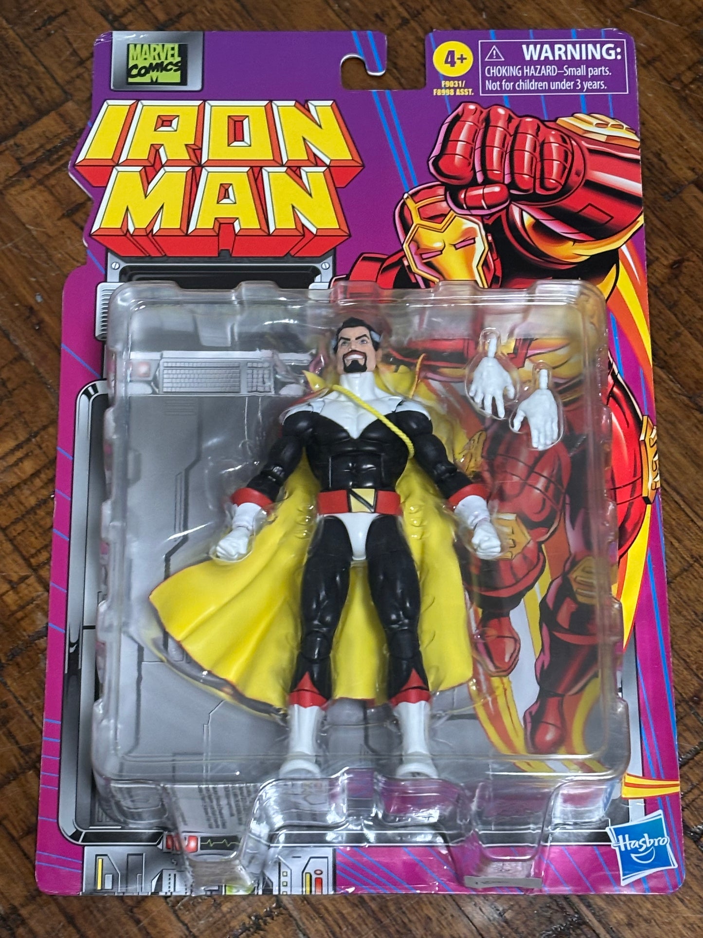 Hasbro Marvel Comics Legends Iron Man Retro Card Count Nefaria 6" Action Figure 2024 New