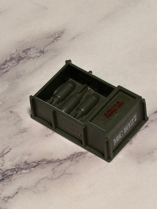 GI Joe Forward Observer Unit Ammo Box Crate Vehicle Part ARAH 1984