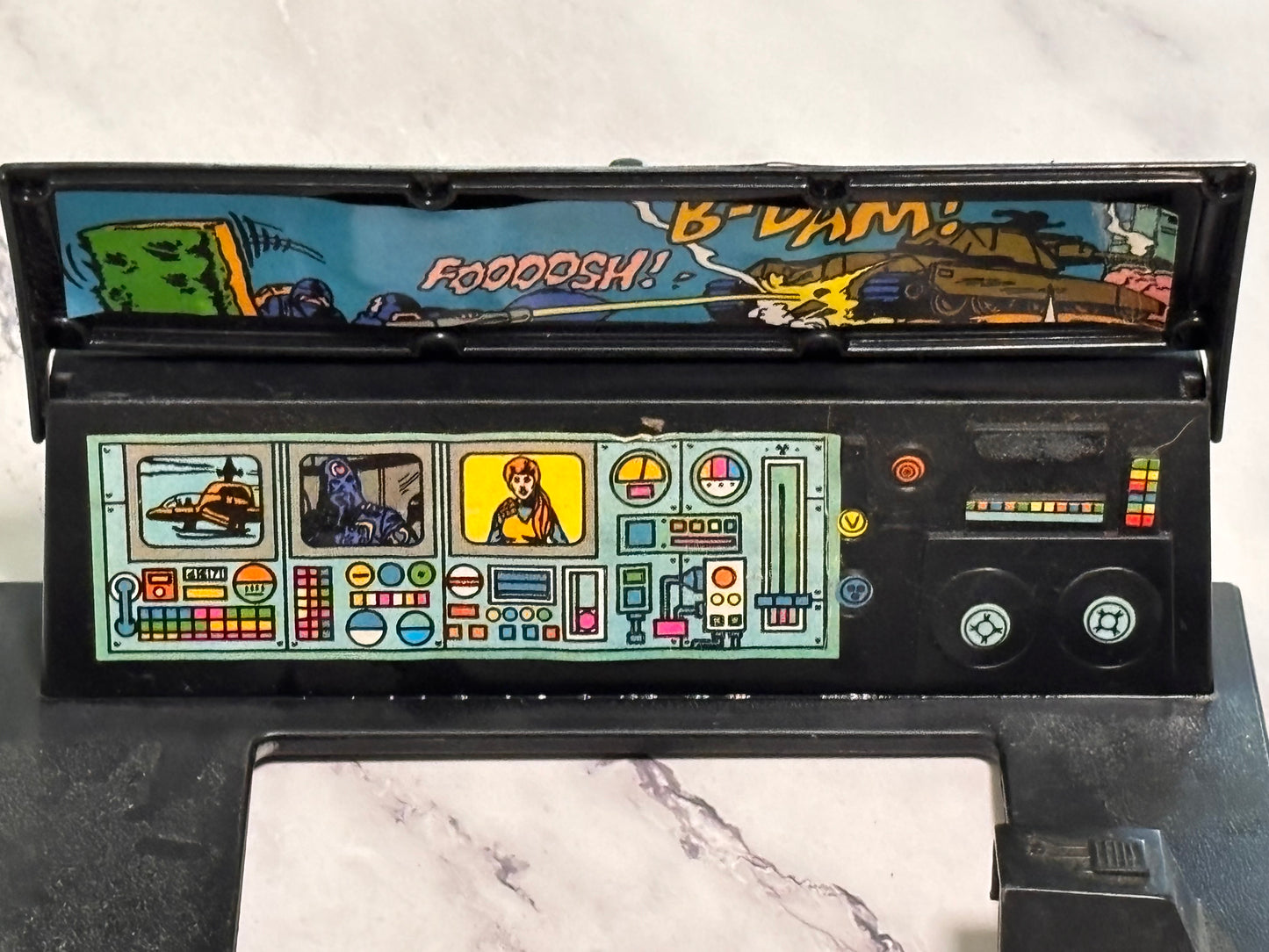 GI Joe  1983 Headquarters Command Center Console Computer Part M-3547-1-1