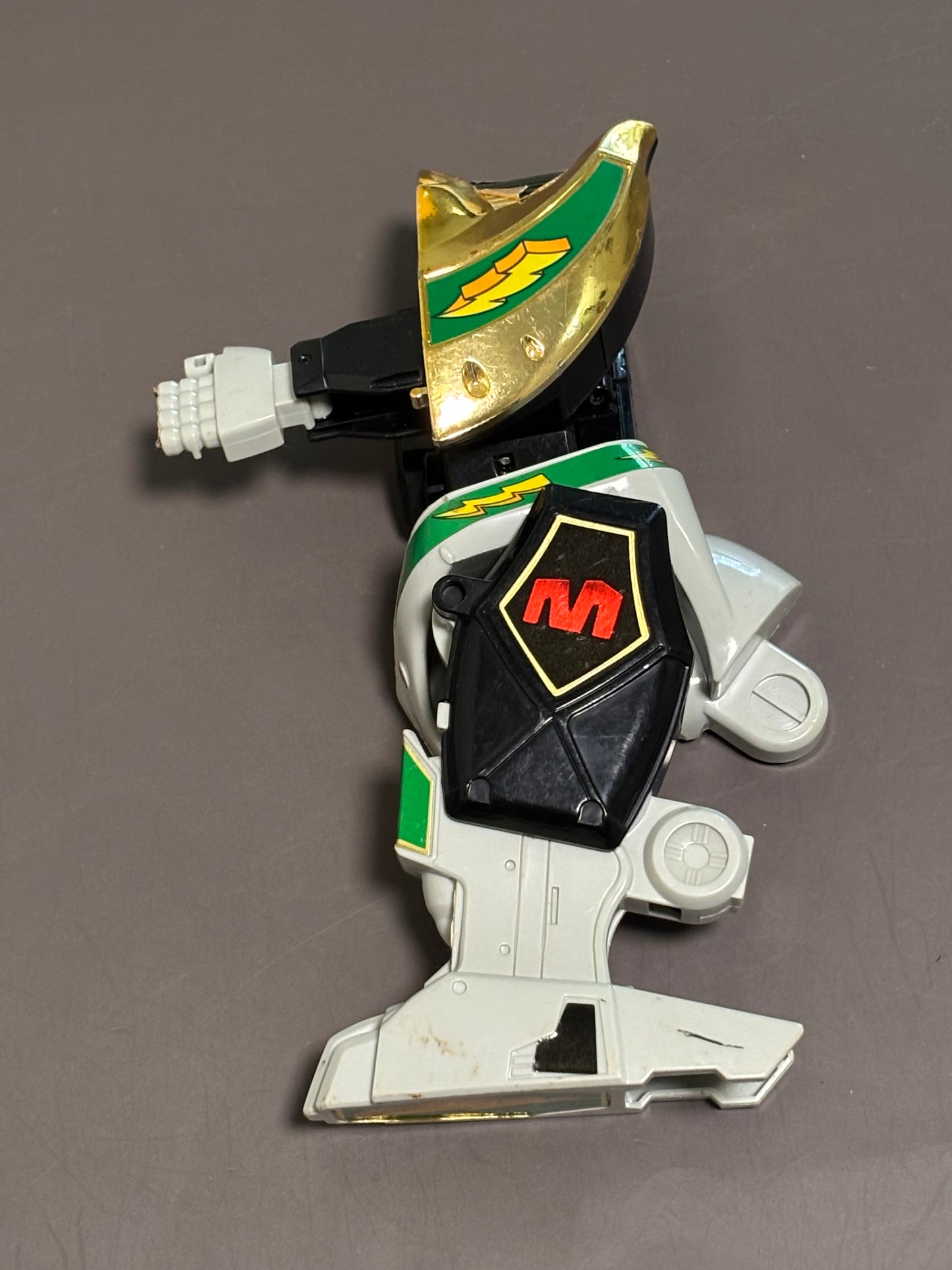Power Rangers 1993 Green Dragonzord Megazord Part Left Side Leg Arm MMPR