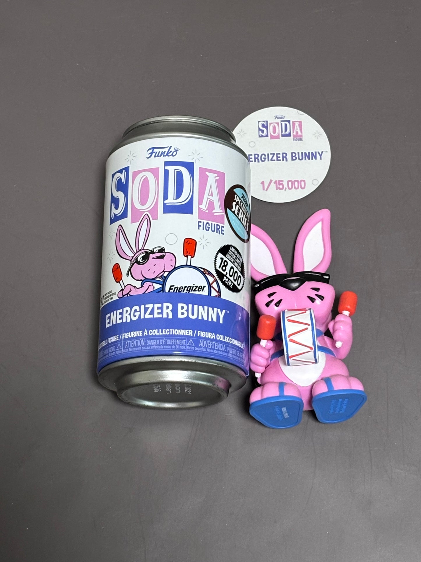 Funko Soda! Energizer Bunny Common Vinyl Figure 1/15,000