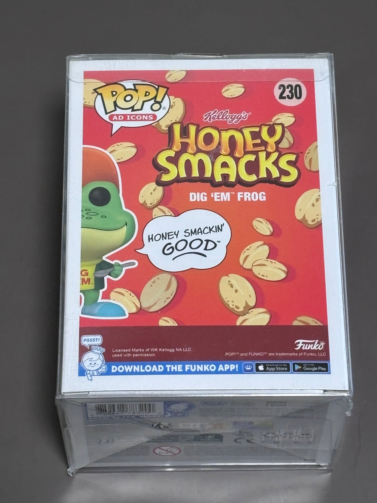 Dig Em Frog Funko 230 Dig ‘Em Frog Honey Smacks Ad Icons SDCC 2024 Con Sticker