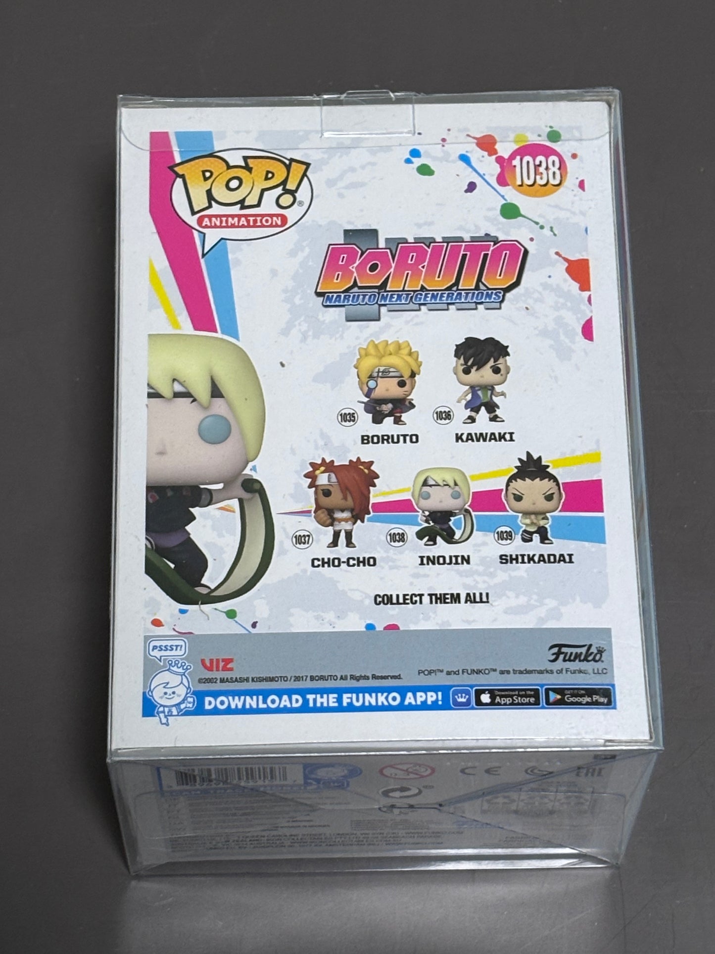 Inojin Funko Pop! Animation #1038 Vinyl Figure Boruto Naruto Next Generation