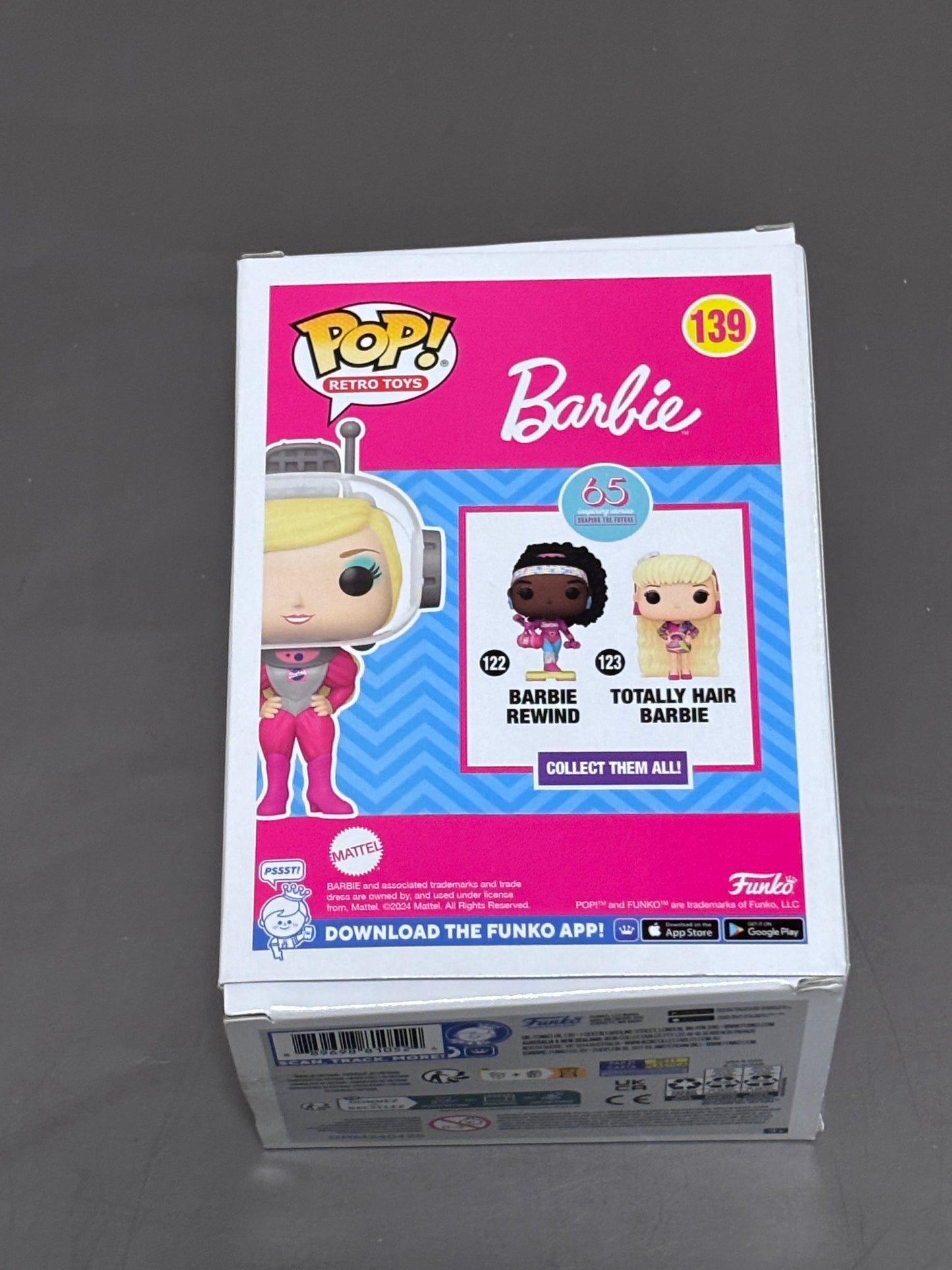 Barbie Astronaut #139 Funko Pop! Retro Toys Barbie 65th Anniversary New