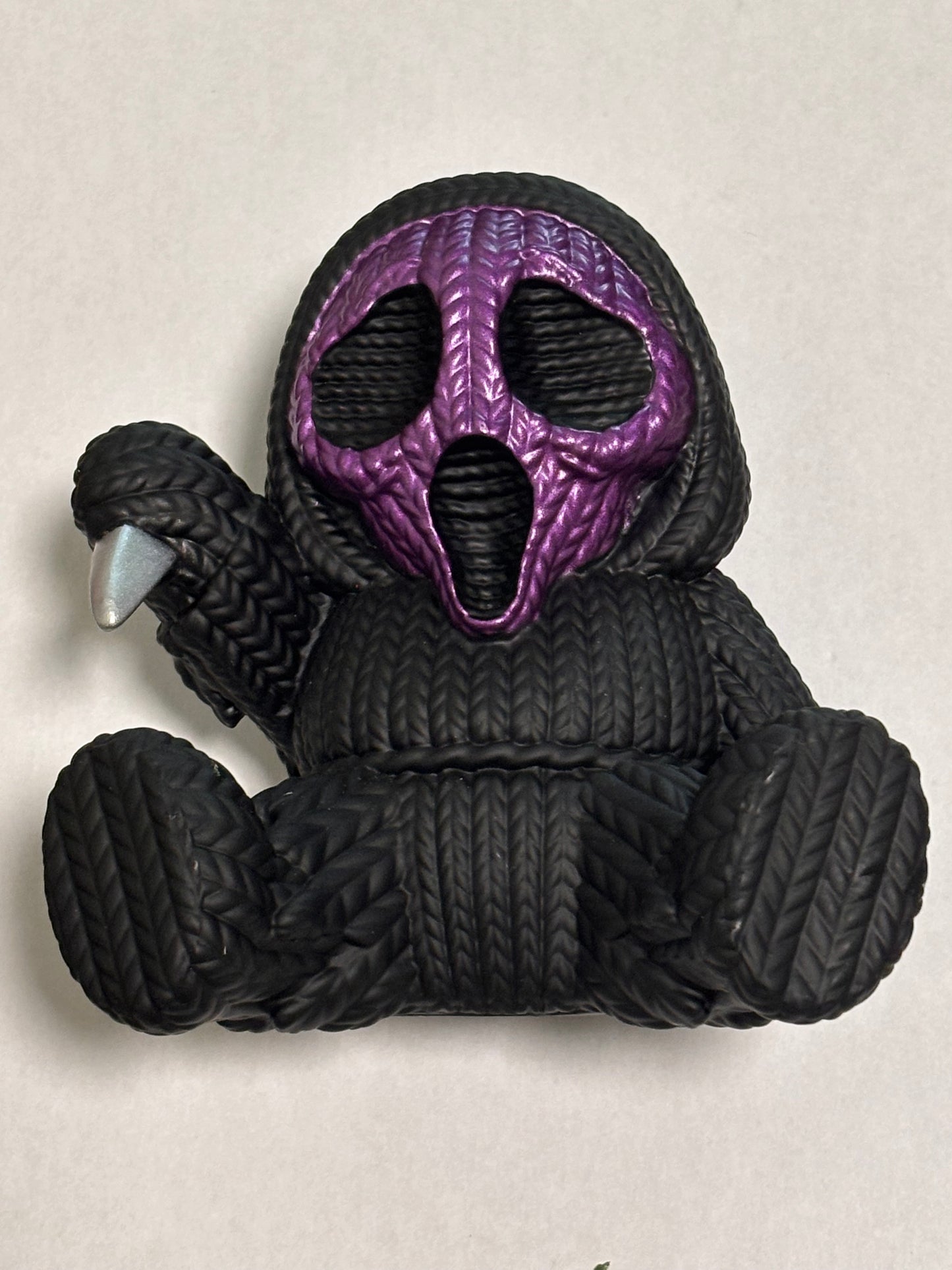 StashhhLoot Exclusive Purple Chrome Ghostface Handmade by Robots Vinyl Figure 5”