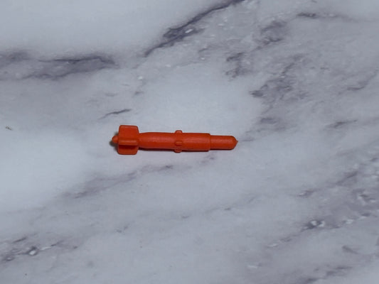 1987 GI JOE S.L.A.M. Missile x1 Hasbro Original Vehicle Part Slam Orange