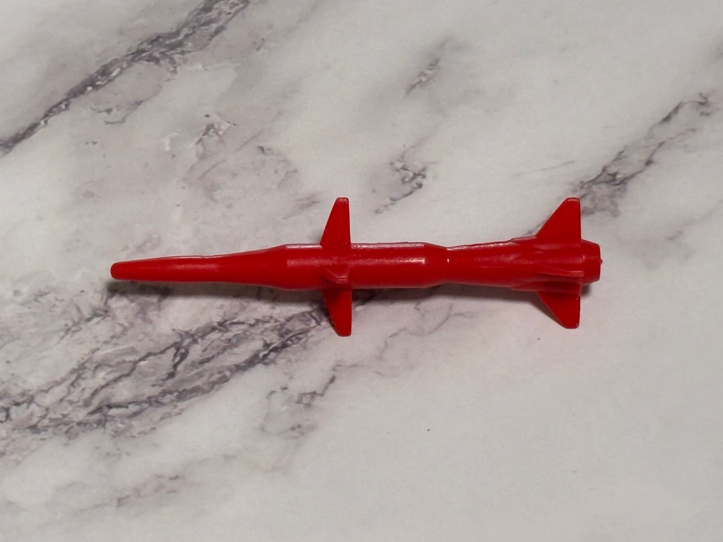 GI Joe Vehicle Cobra Stinger Missile Bomb 1984 Original Part Vintage Orange