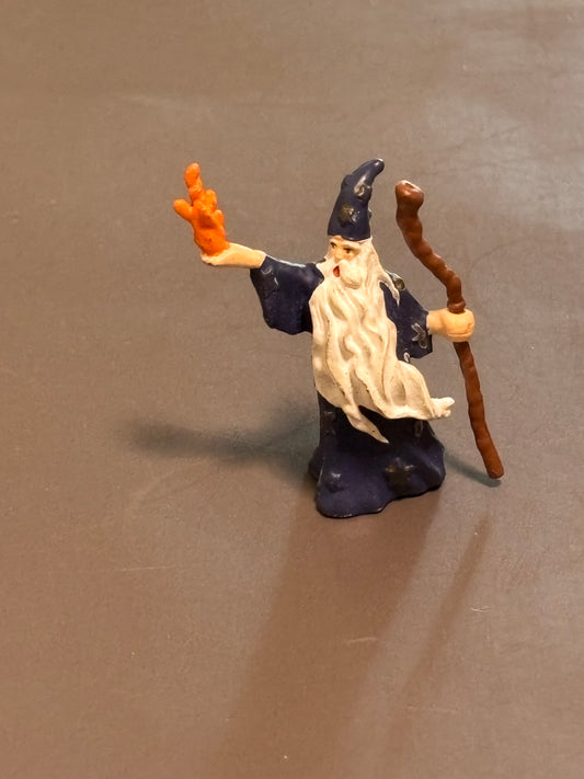 Papo Wizard Fantasy Action Figure Merlin Tales And Legends 3.75" Figurine 1999