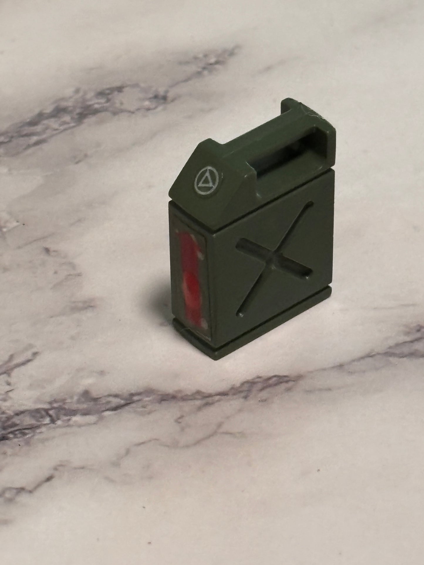 1984 Gi Joe Mortar Defense Unit Gas Jerry Can Original Accessory Green