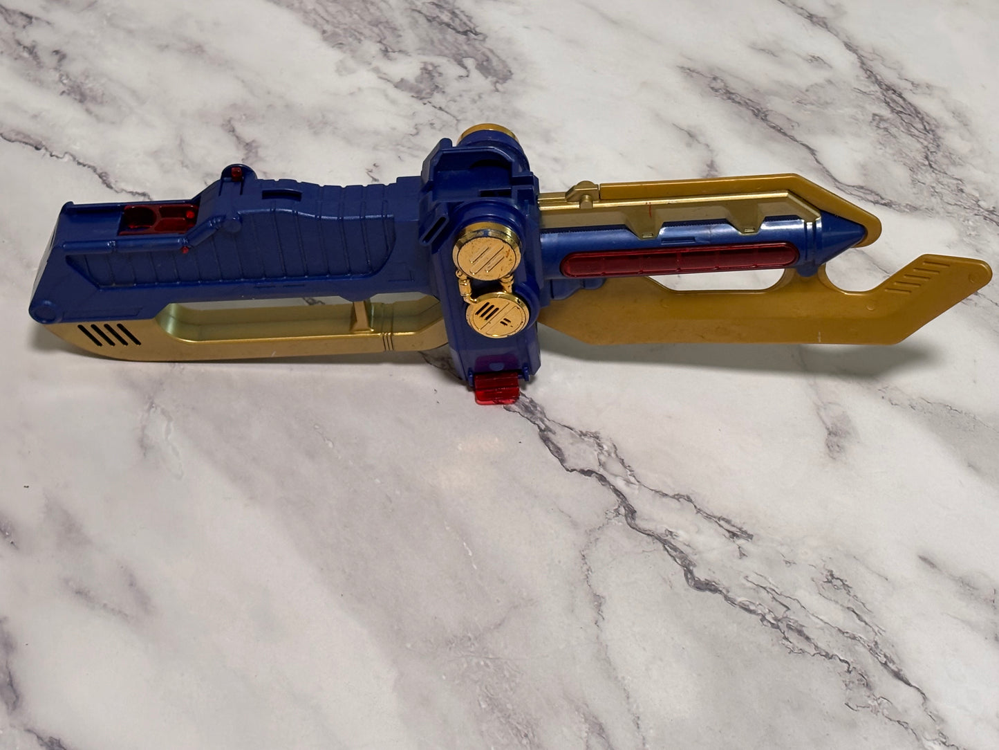 Vintage Beetleborgs Pulsaber Blue Stinger Weapon Sword Dagger Bandai 1996