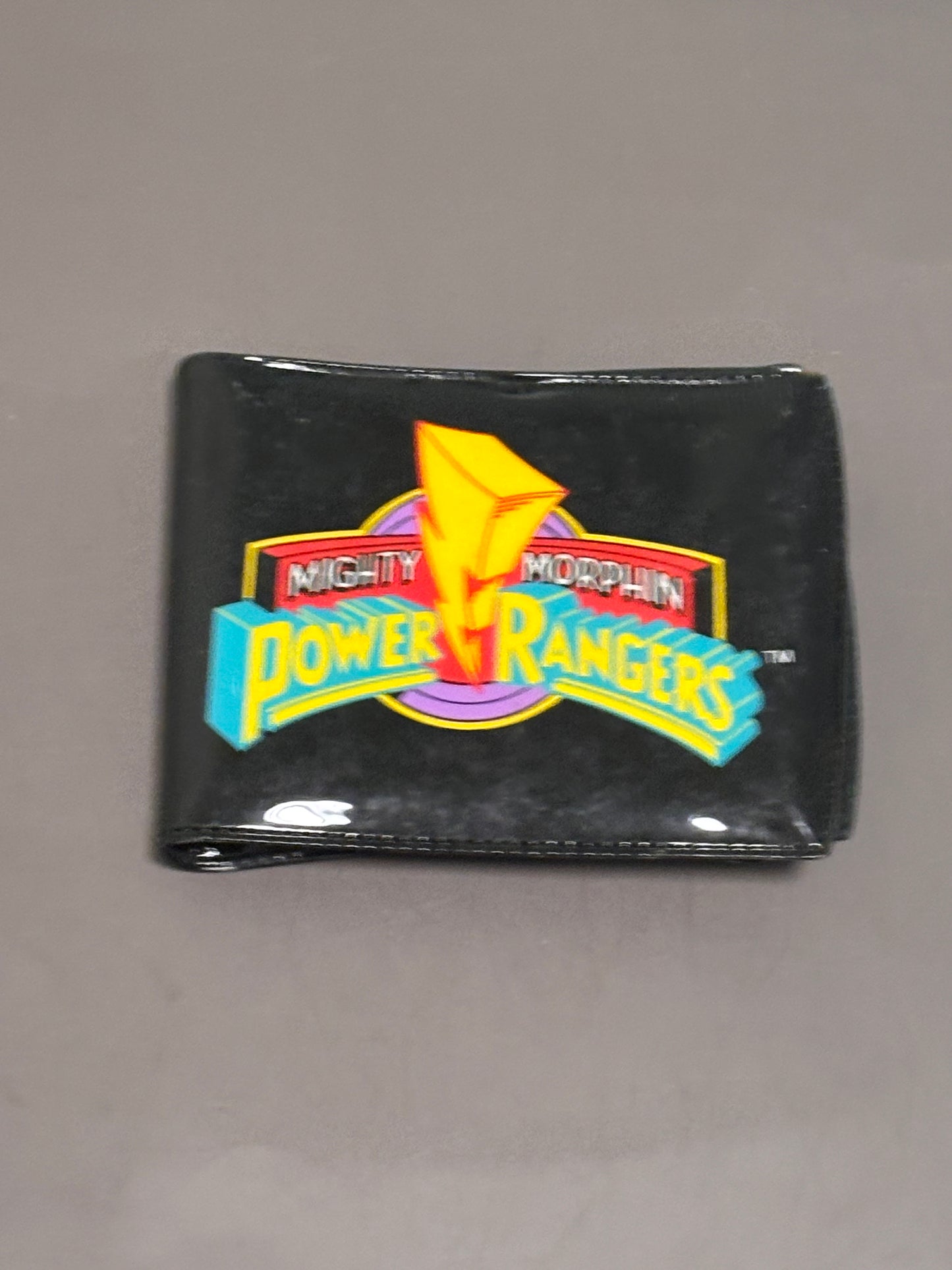 Black Bifold Wallet Mighty Morphin Power Rangers 1993 Saban Vintage