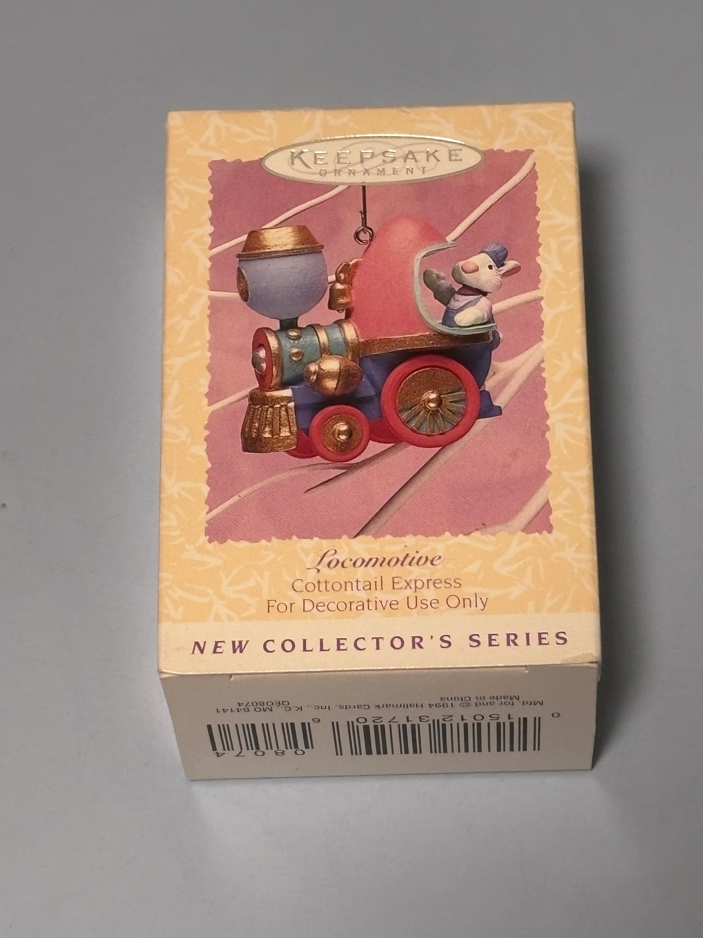 Hallmark Keepsake Ornament Collector's Series Locomotive Cottontail Express 1996