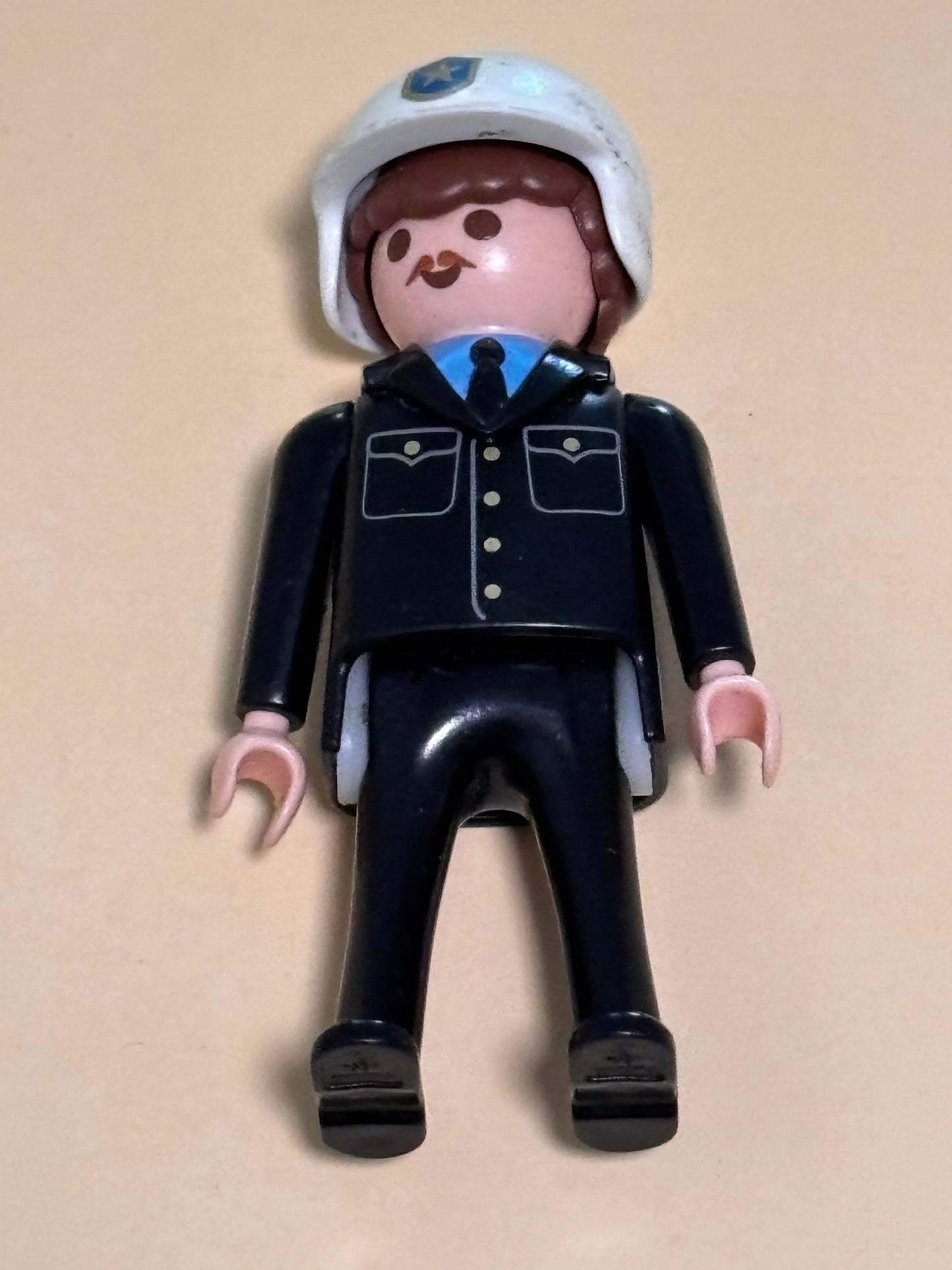 Vintage Playmobil Police Officer Cop 1997 Policeman Action Figure Traffic Man
