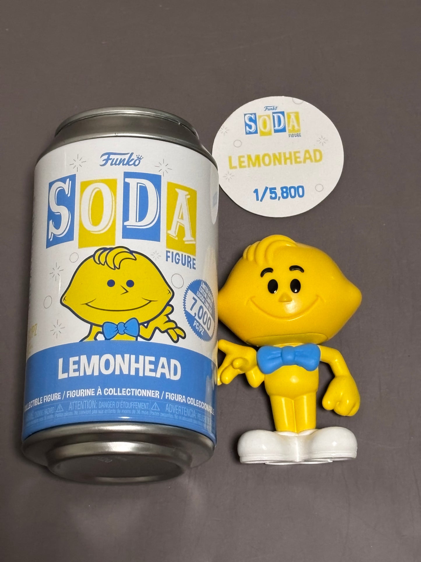 Funko Vinyl Soda: Lemonhead - Lemonhead Common Collectible Vinyl Figure LE 5,800
