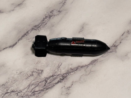 GI Joe Bomb Disposal Unit Bomb Shell Mortar Vehicle Part ARAH 1985 Vintage Missile