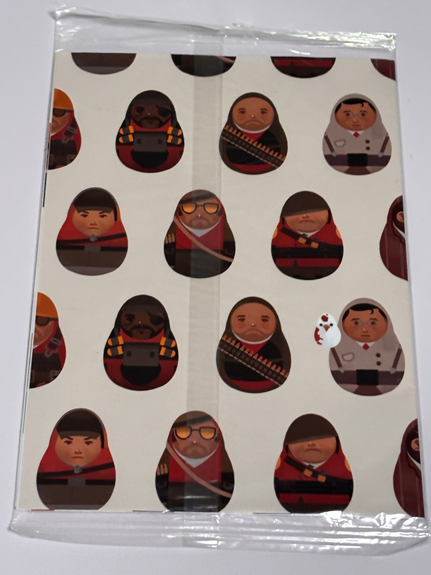 Team Fortress 2 Birthday Party Gift Wrap 27" x 39"