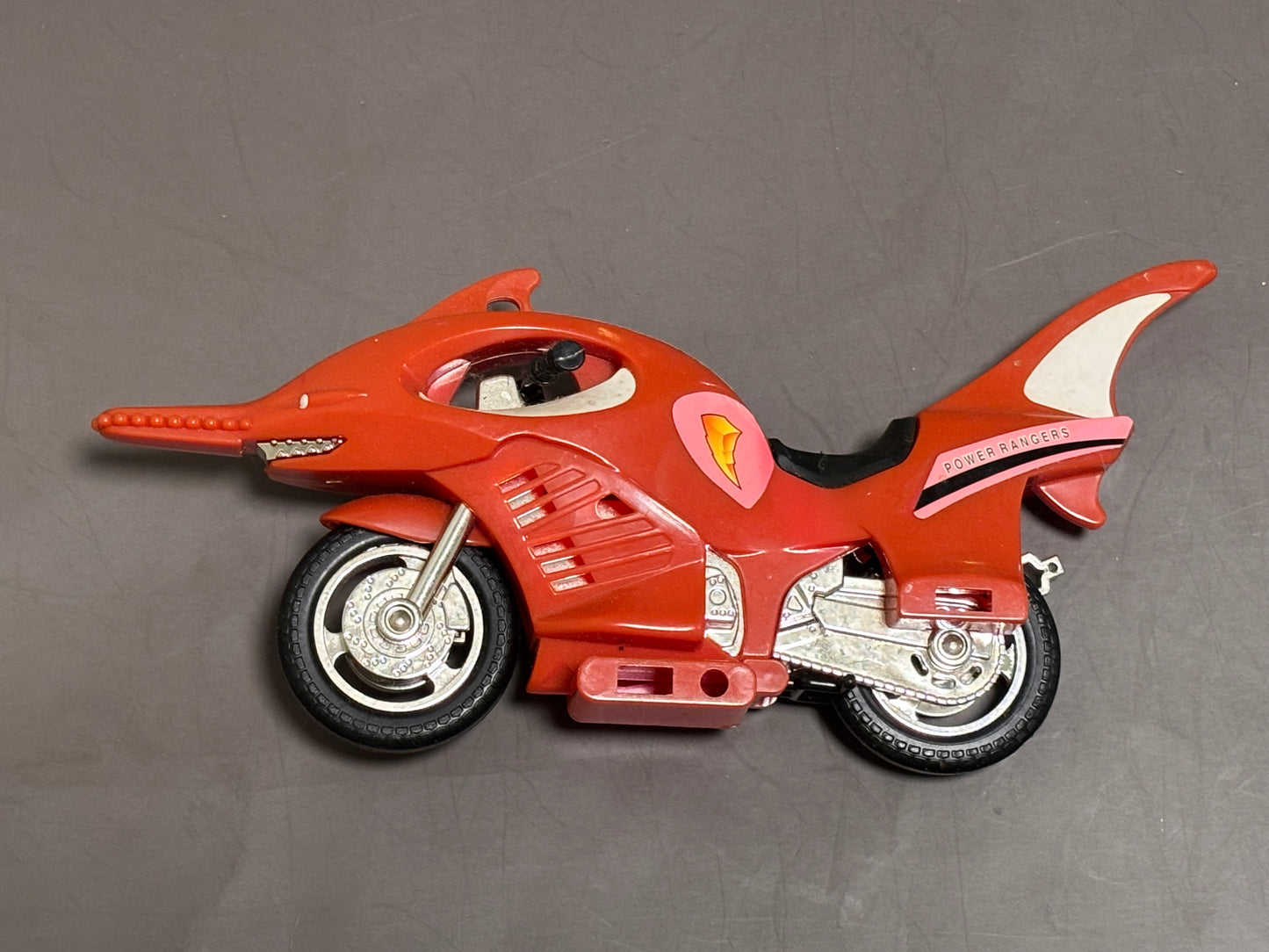 1995 Bandai Mighty Morphin Power Rangers Pink Ranger's Shark Cycle