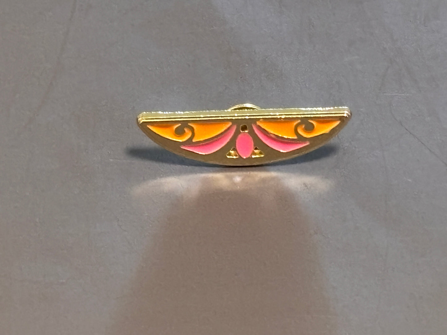 Pokémon Trainer / Gym Badge Fairy Kalos Region Art Nouveau Arch Metal Enamel Pin
