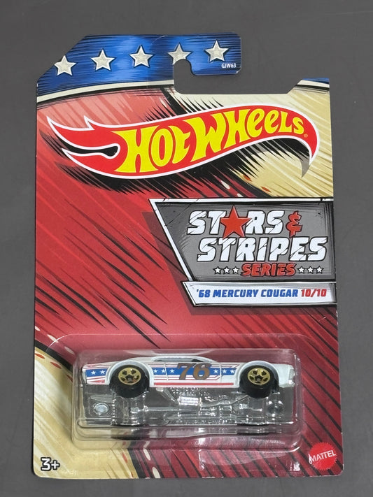 Hot Wheels 2020 Stars & Stripes #10/10 '68 Cougar 1:64 Scale Diecast New