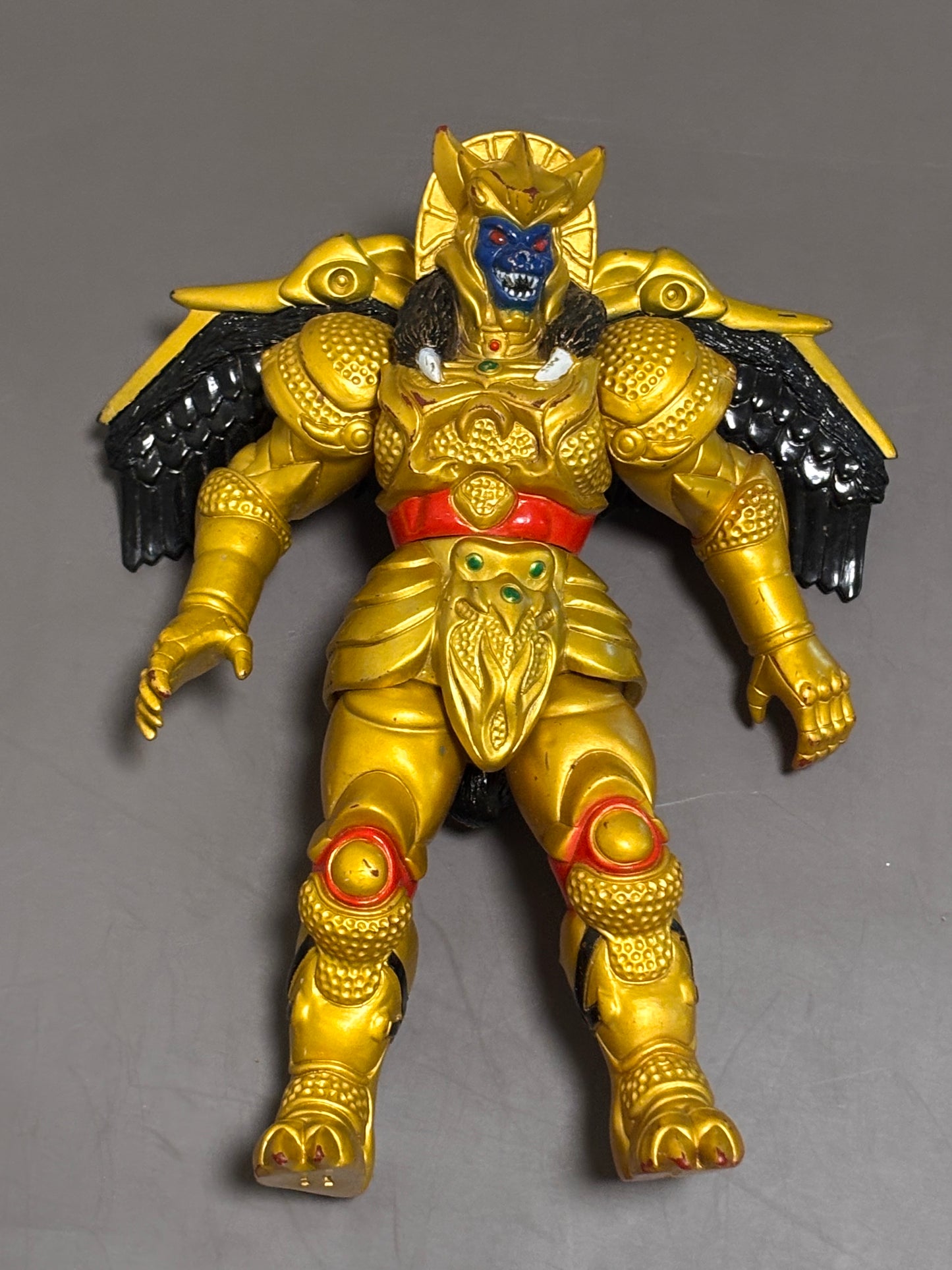 VTG 1993 Bandai Mighty Morphin Power Rangers MMPR Evil Space Aliens Goldar 8”