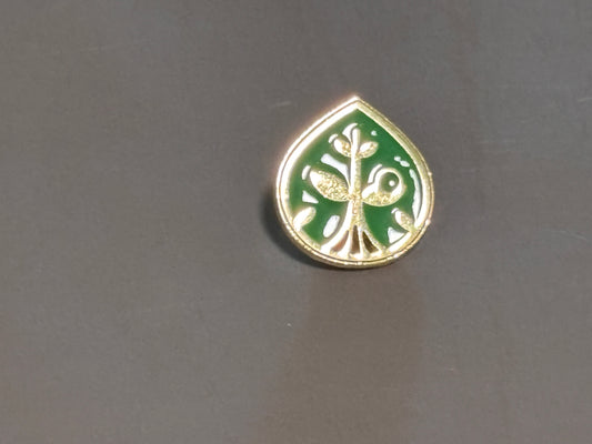 Pokemon X&Y Grass Plant Gym Badge Trainer Badge Gashapon Pin Green
