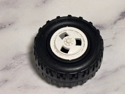 1985-88 GI JOE ARAH Snow Cat Tiger Cat Dear Track Part Hasbro Front Wheel