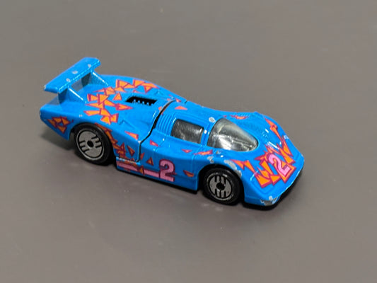 Hot Wheels Sol-Aire CX4 Blue 1983 Vintage Diecast Race Car Mattel Malaysia