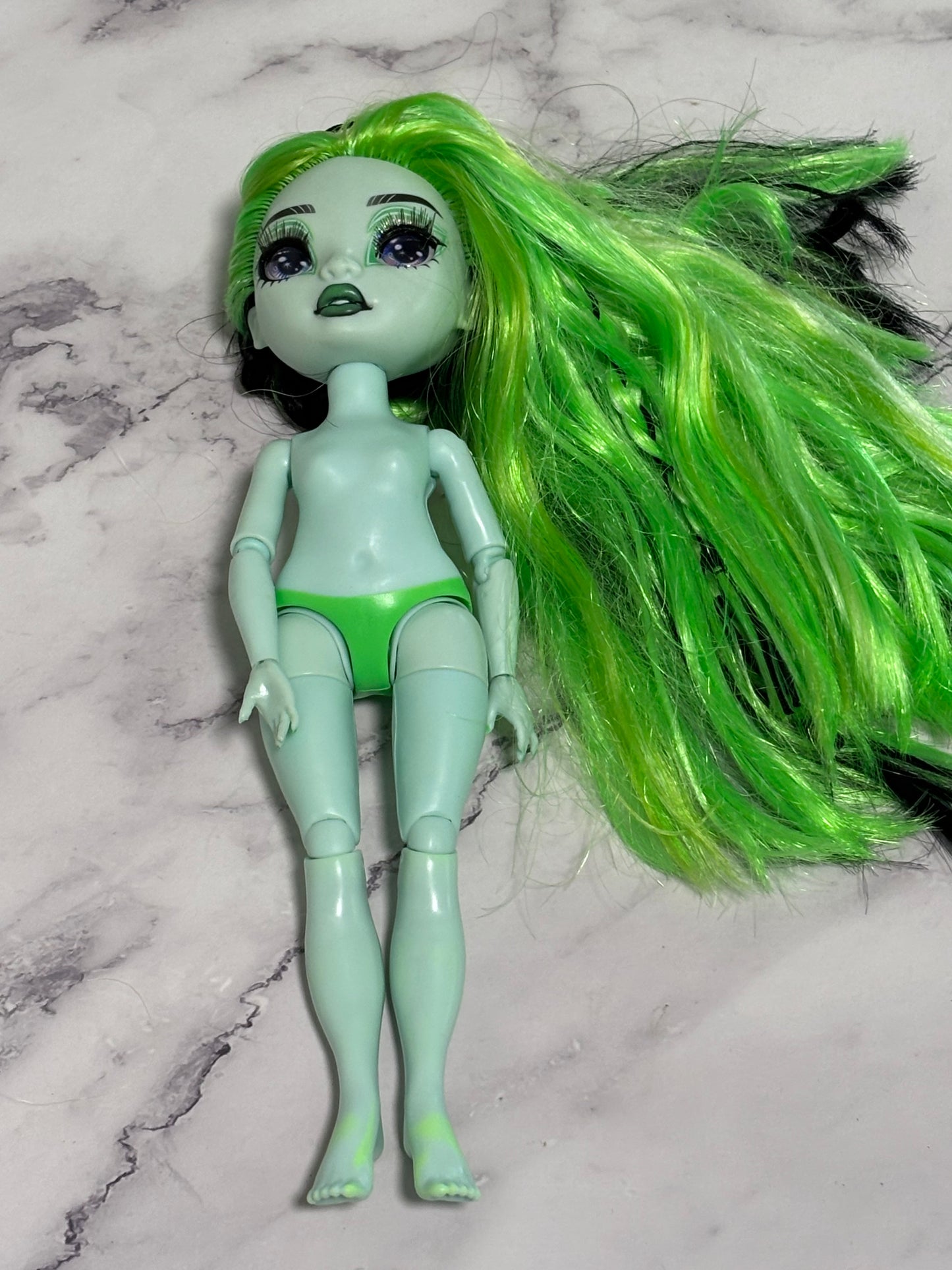 Rainbow High Harley Limestone Shadow Vision Articulated Doll Neon Green & Black