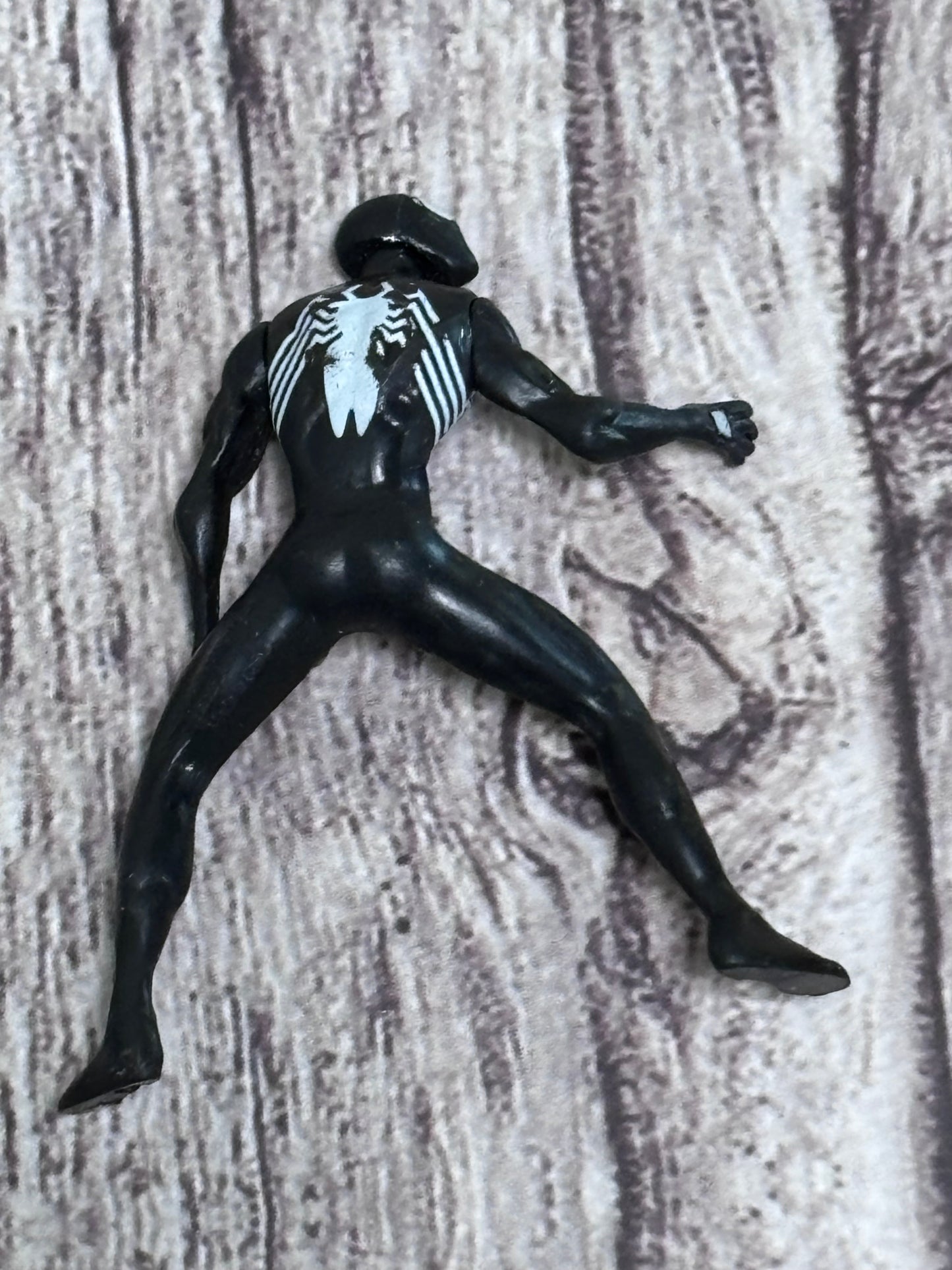 Spider-Man Figurine Plastic Black Spiderman Symbiote Costume 2.75" Greenbrier