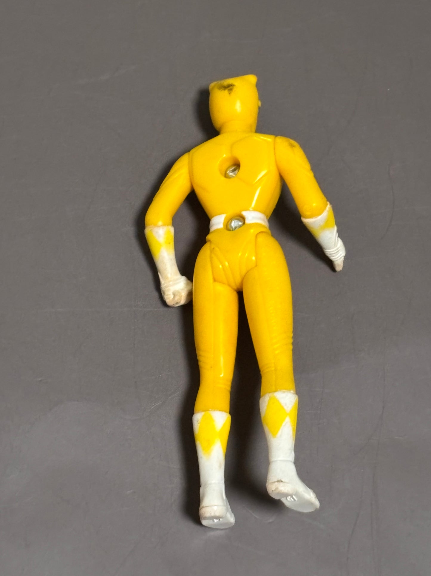 Mighty Morphin Power Rangers Yellow Ranger 4" Action Figure 1995 Saban Vintage