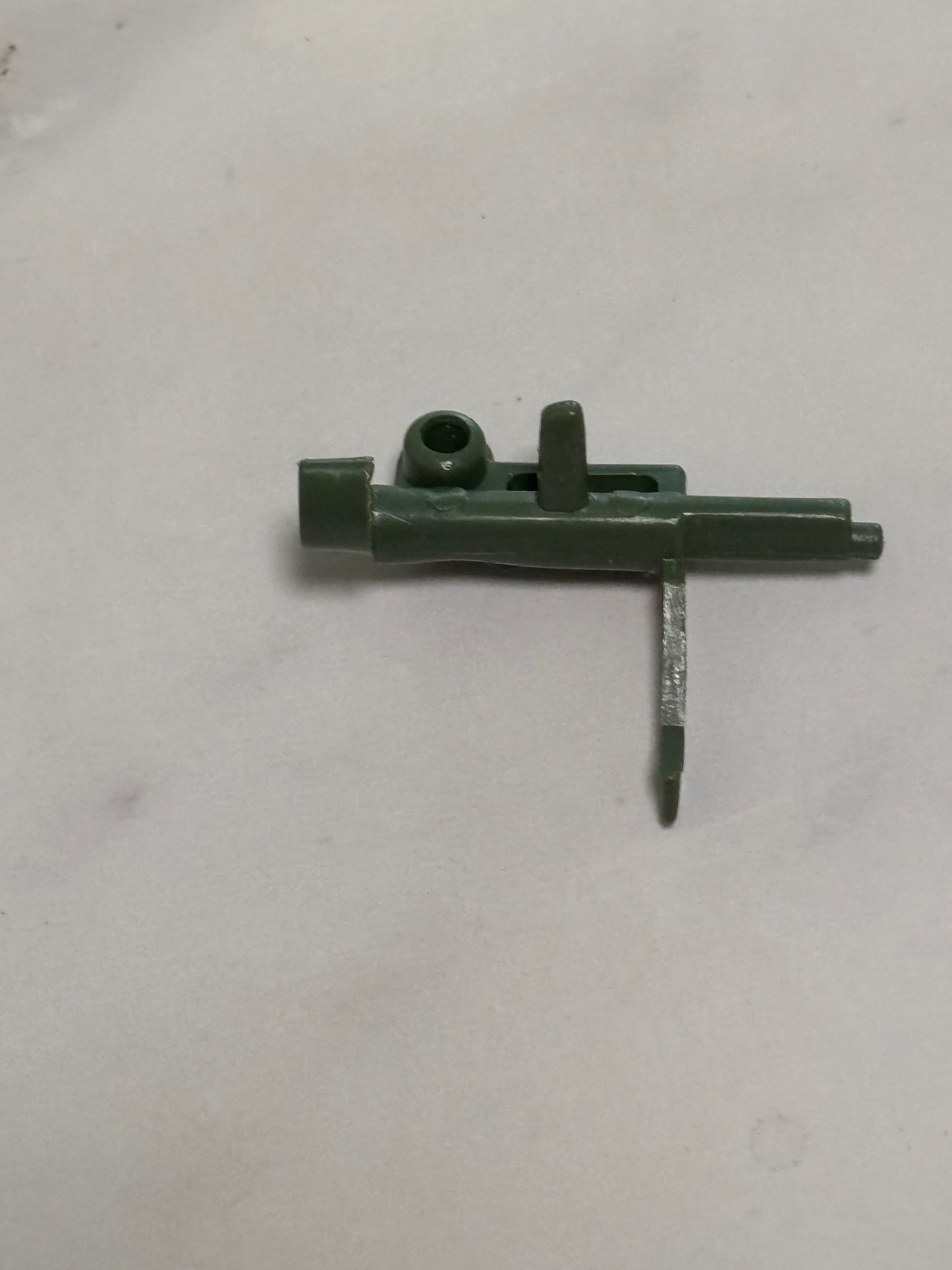 Vtg Gi Joe Jump Laser Blaster Gun 1982 Grand Slam playset Part Green Accessory